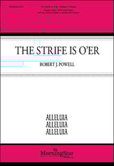 The Strife Is O'er SATB choral sheet music cover